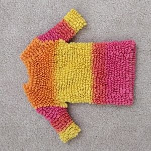 Popcorn Shirt Orange, Yellow, and Pink One Size